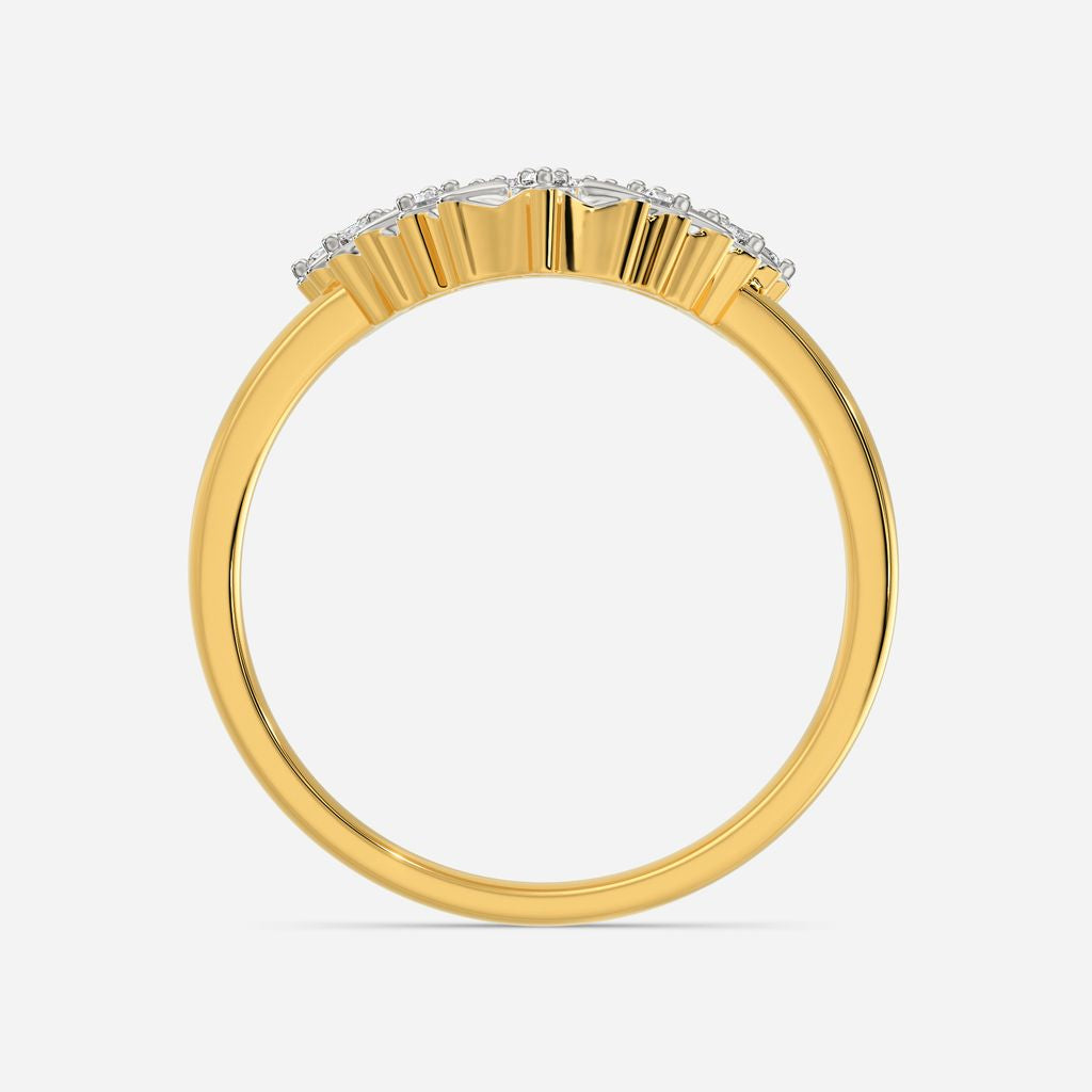 Zipped In Love Diamond Rings