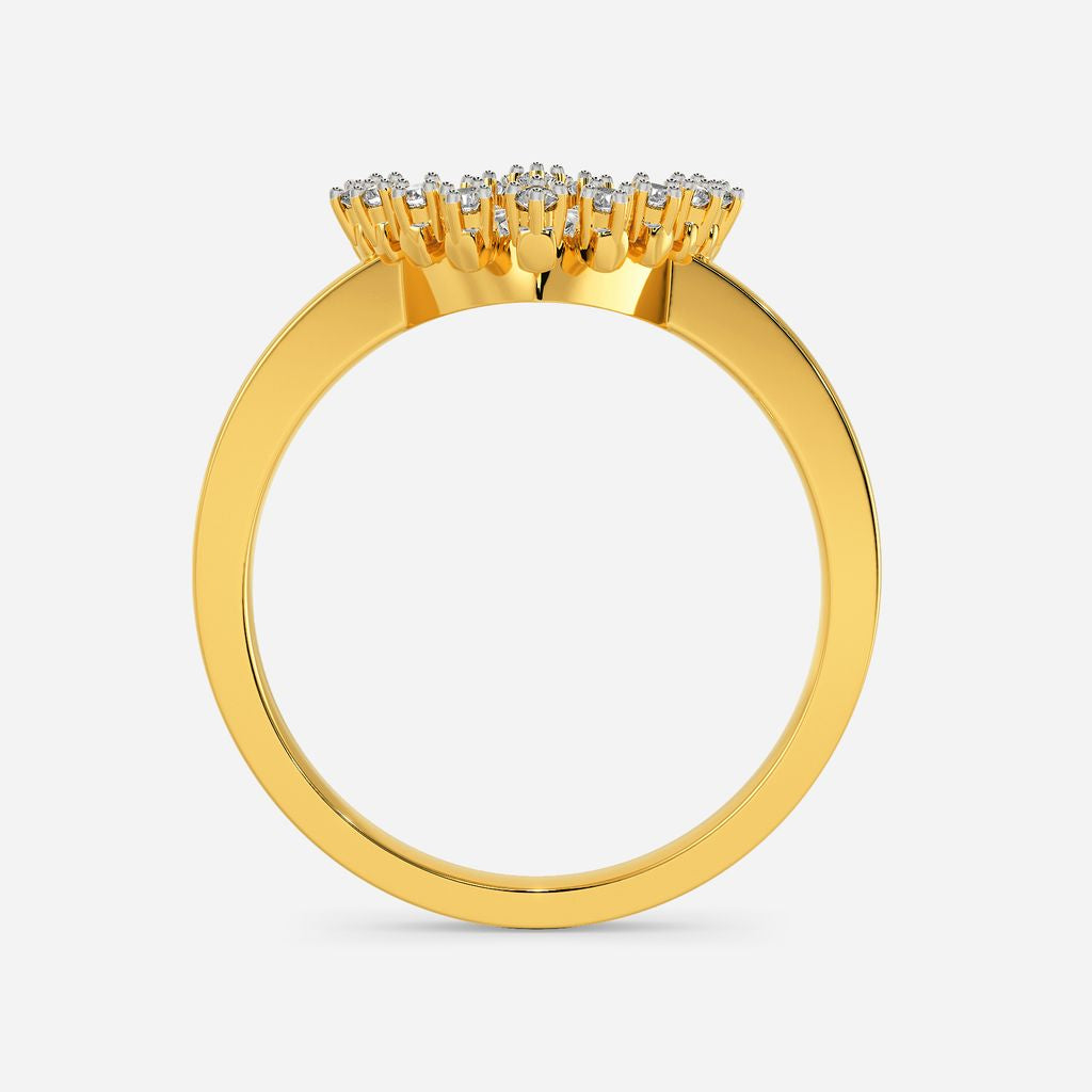 Zippered Romance Diamond Rings