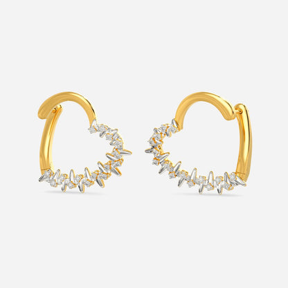 Zippered Romance Diamond Earrings