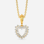 Zippered Romance Diamond Pendants