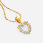 Zippered Romance Diamond Pendants