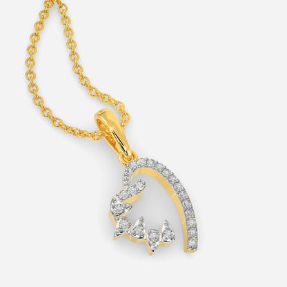 Zippy Heart Diamond Pendants