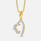Zippy Heart Diamond Pendants