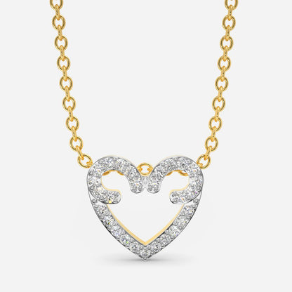 Enchanted Kiss Diamond Pendants