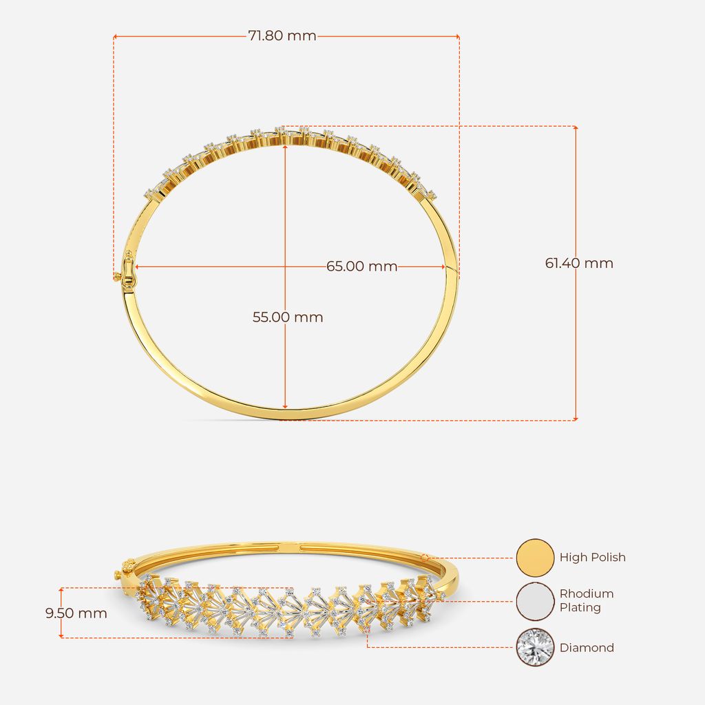 Glitter Chic Diamond Bangles