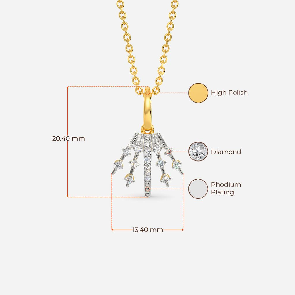 Glitter Chic Diamond Pendants