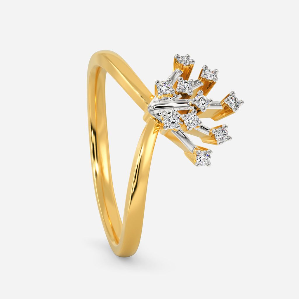 Sequined Shimmer Diamond Rings