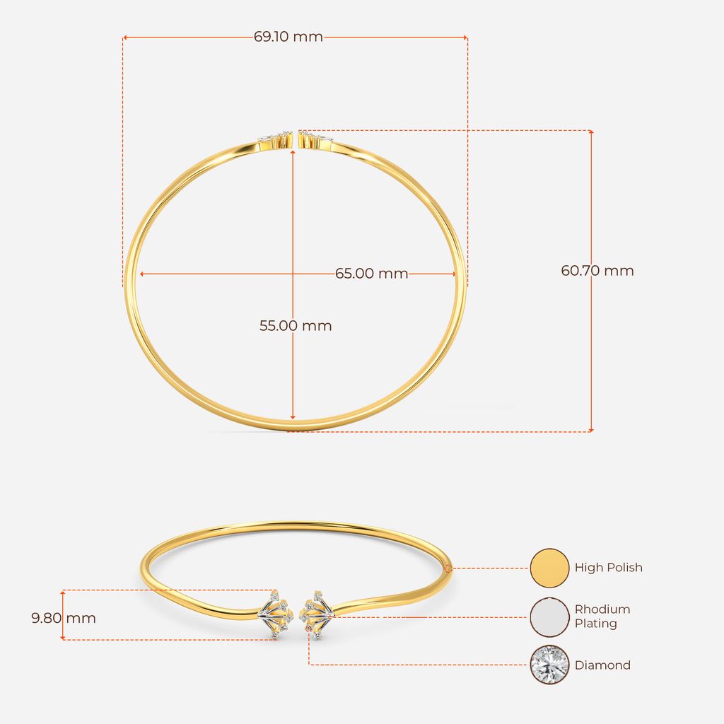 Sequined Shimmer Diamond Bangles