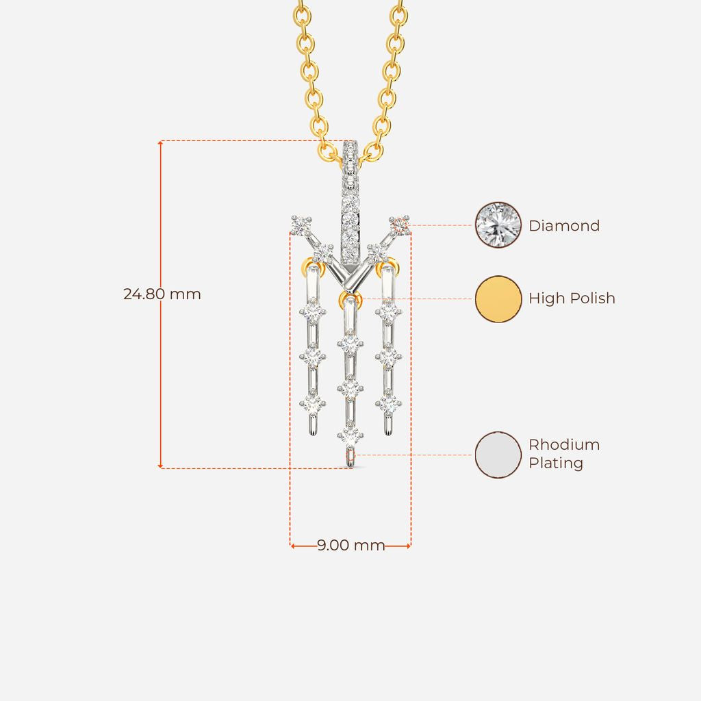 My Kinda Shimmer Diamond Pendants