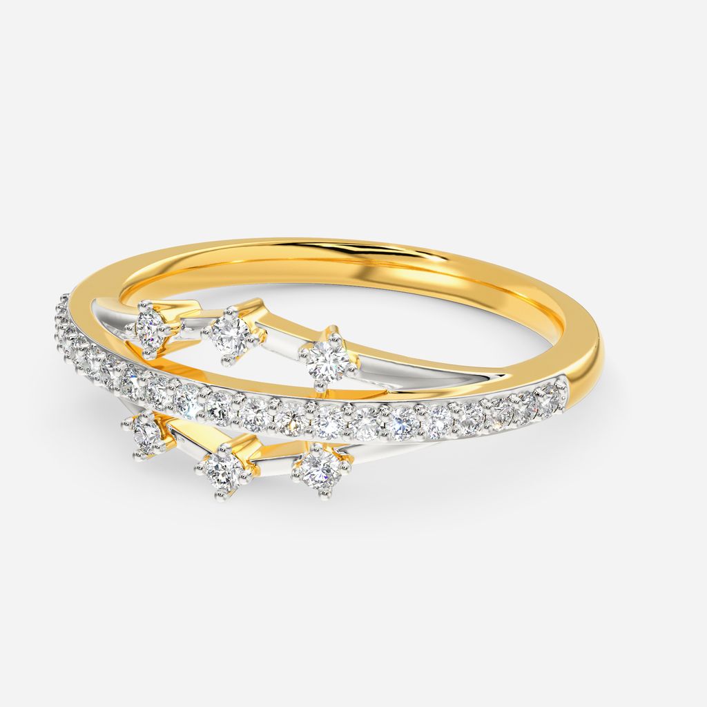 Glitzy Evening Diamond Rings