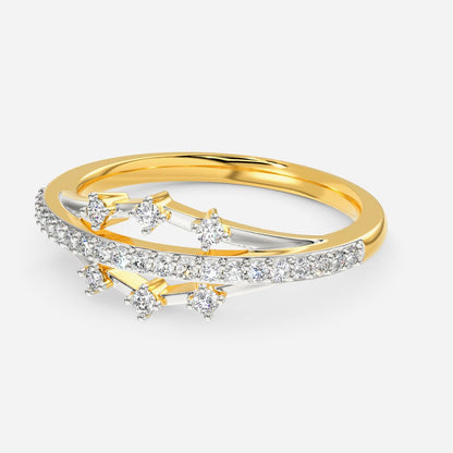 Glitzy Evening Diamond Rings