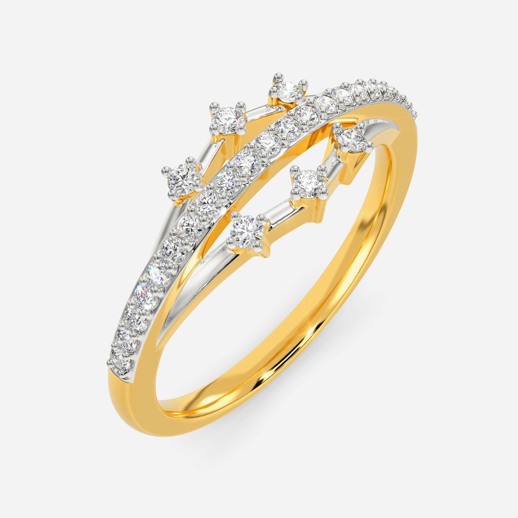 Glitzy Evening Diamond Rings