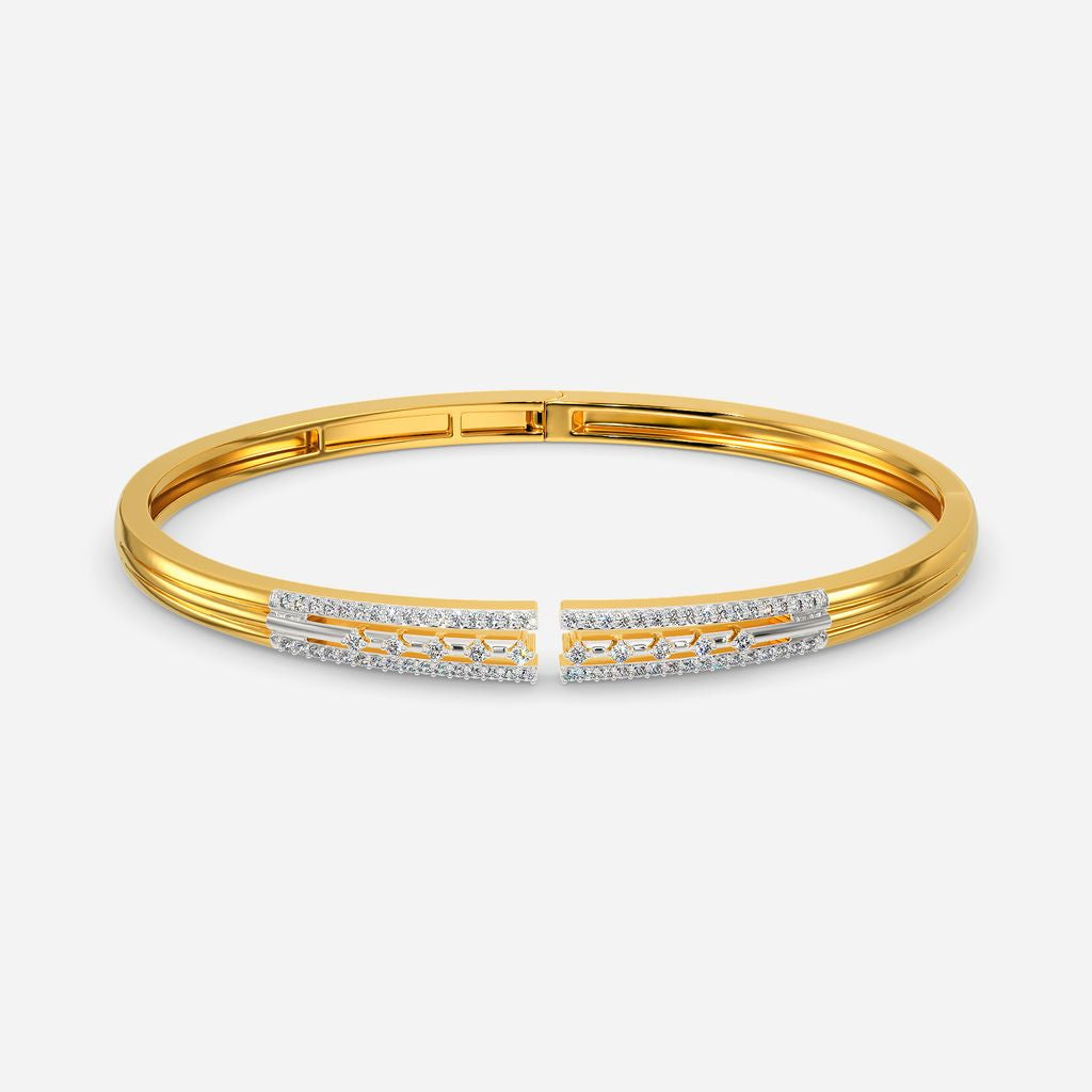 Dazzling Night Diamond Bangles