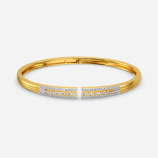 Dazzling Night Diamond Bangles