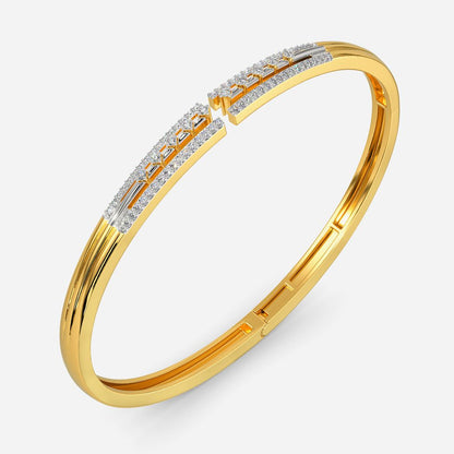 Dazzling Night Diamond Bangles