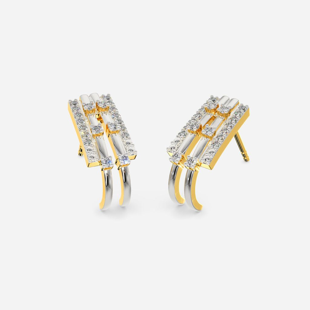 Dazzling Night Diamond Earrings