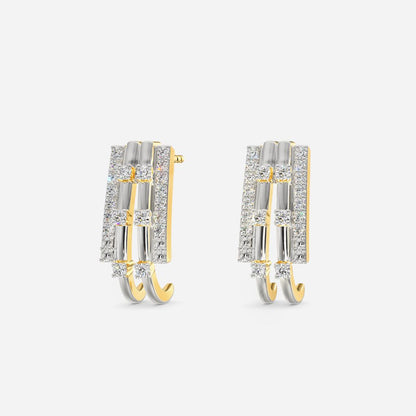 Dazzling Night Diamond Earrings