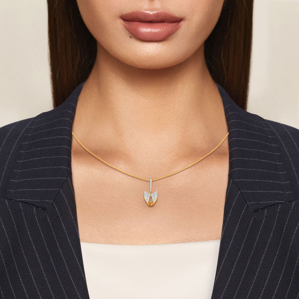 Crisp Crease Diamond Pendants