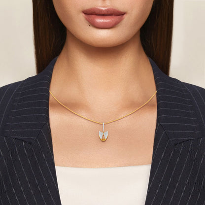 Crisp Crease Diamond Pendants