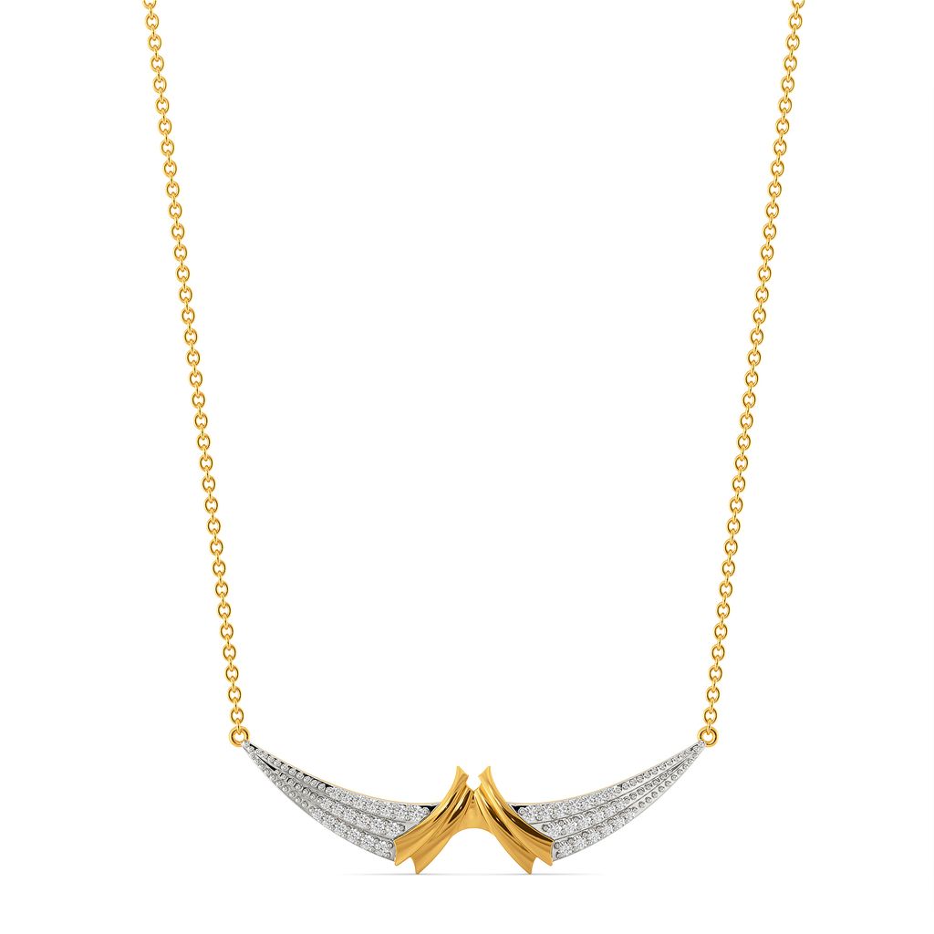 Embrace The Edge Diamond Necklaces