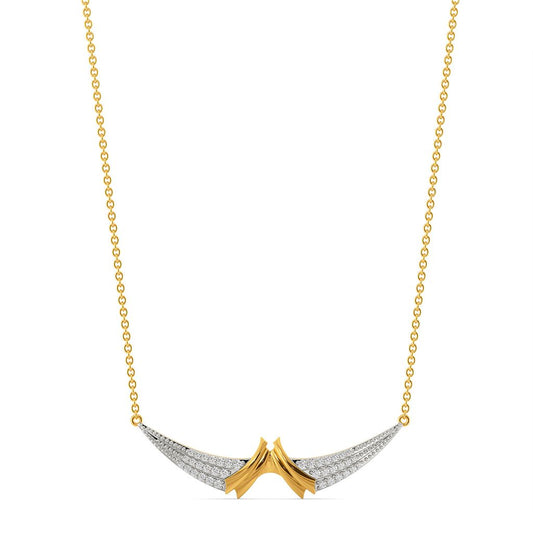Embrace The Edge Diamond Necklaces
