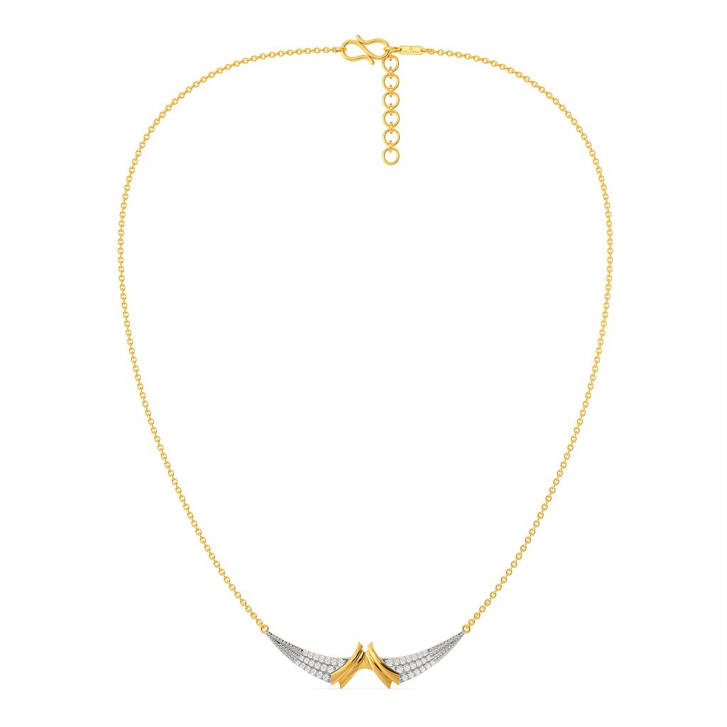 Embrace The Edge Diamond Necklaces