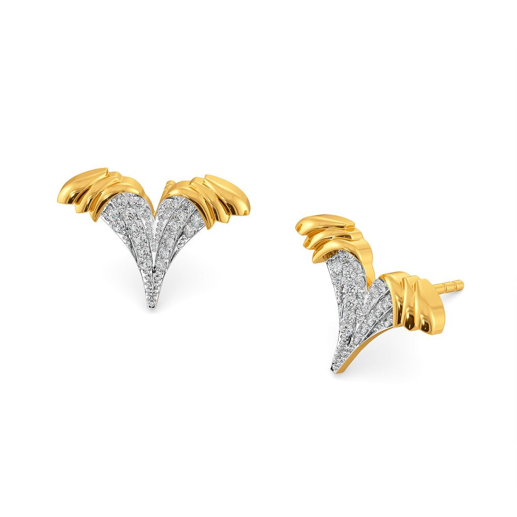 Embrace The Edge Diamond Earrings