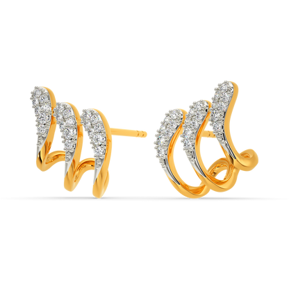 Wolverine Diamond Earrings