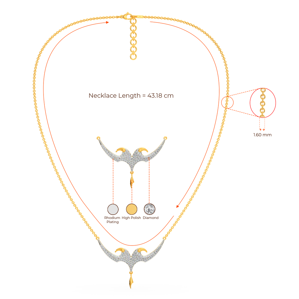 Emperor of Sky Diamond Necklaces