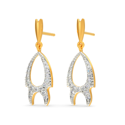 Vicious Venator Diamond Earrings