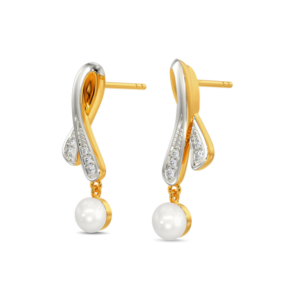 Pearl Vibe Diamond Earrings
