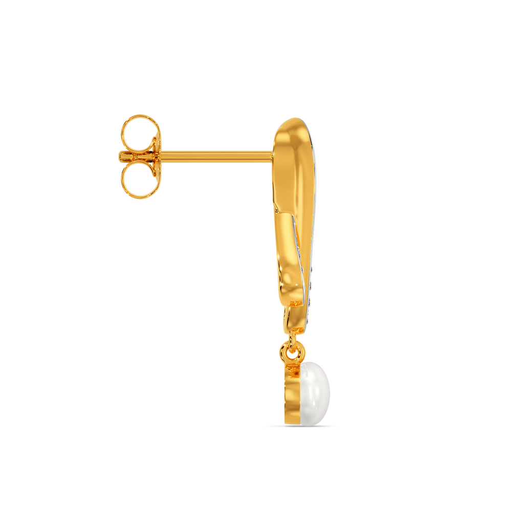 Pearl Vibe Diamond Earrings