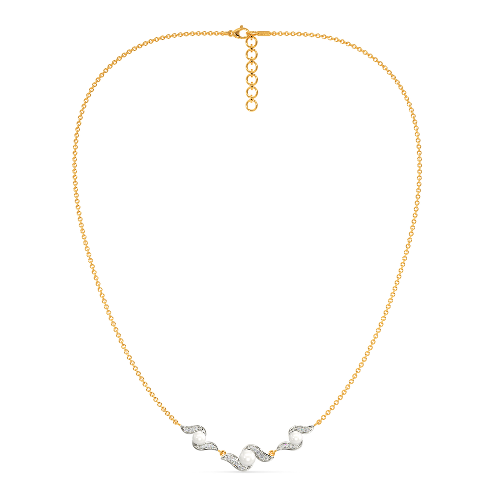 Pearl Vibe Diamond Necklaces