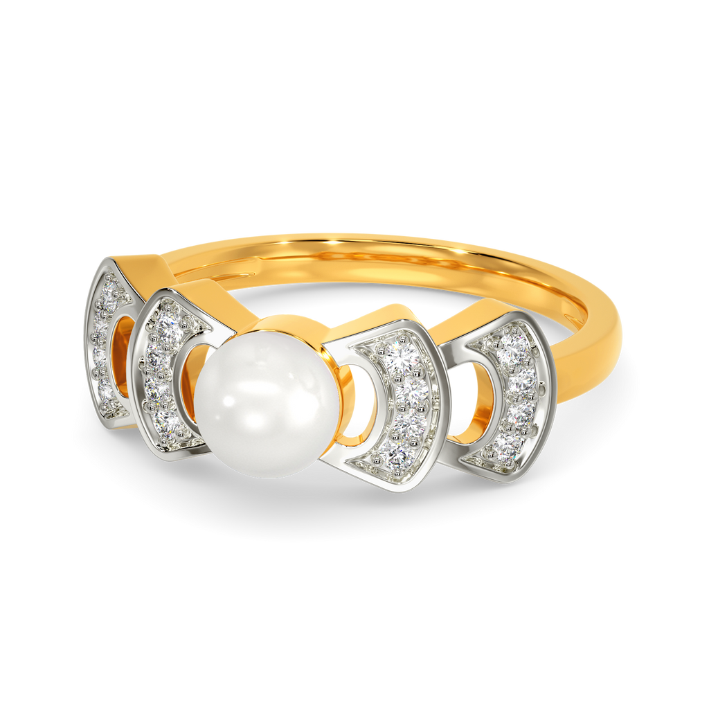 Vibin To Pearls Diamond Rings