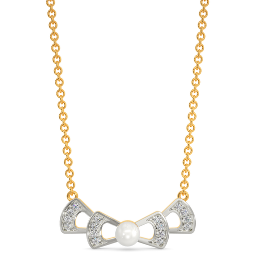 Vibin To Pearls Diamond Necklaces