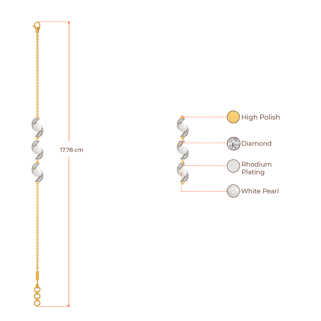 Pearl Queen Diamond Bracelets
