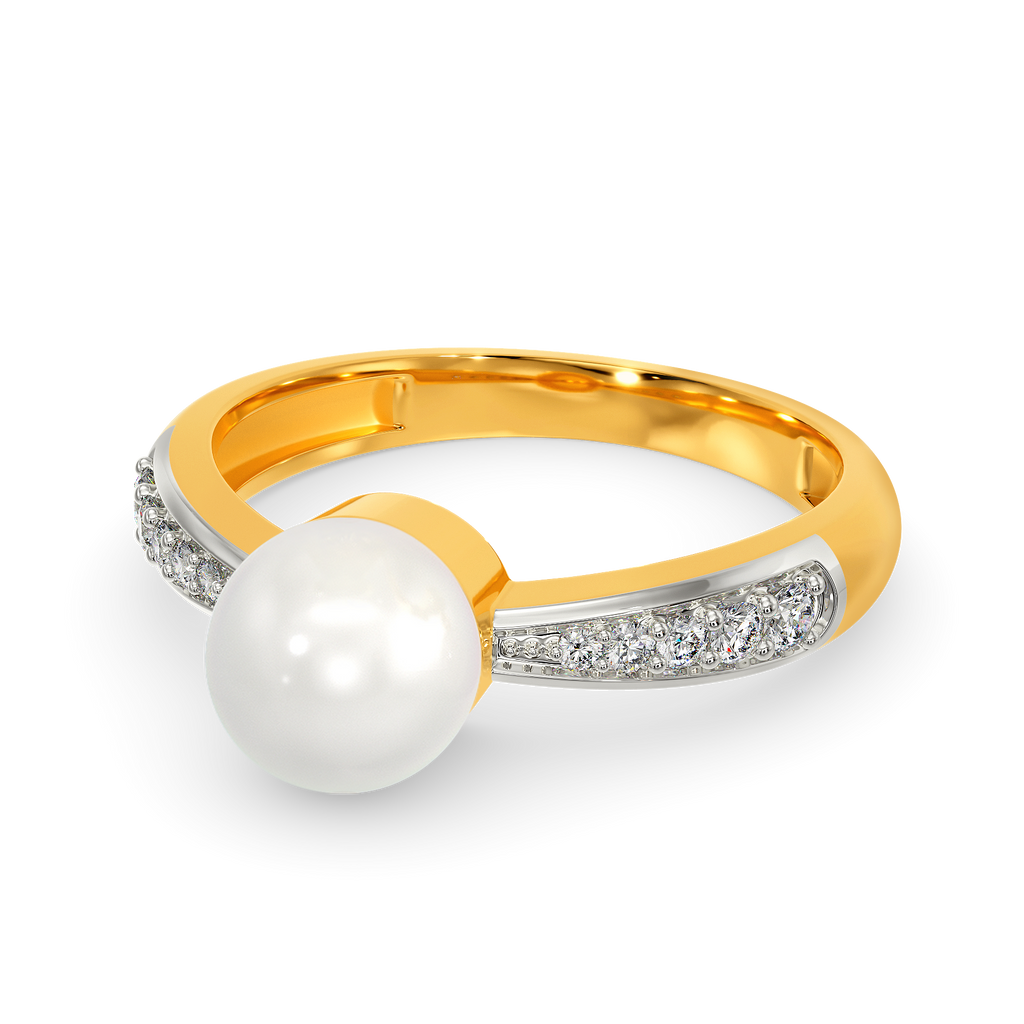 Pearl Queen Diamond Rings