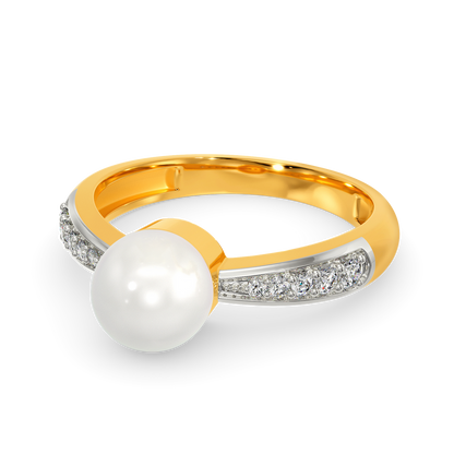 Pearl Queen Diamond Rings