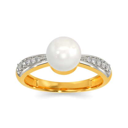 Pearl Queen Diamond Rings