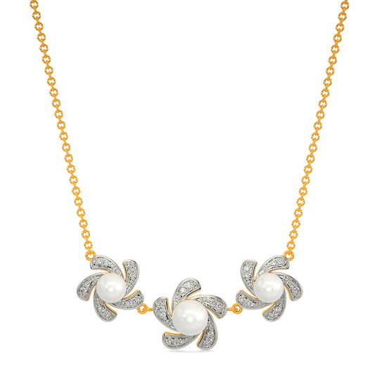 Pearl Core Diamond Necklaces