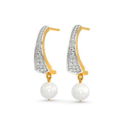 Pearl Jam Diamond Earrings