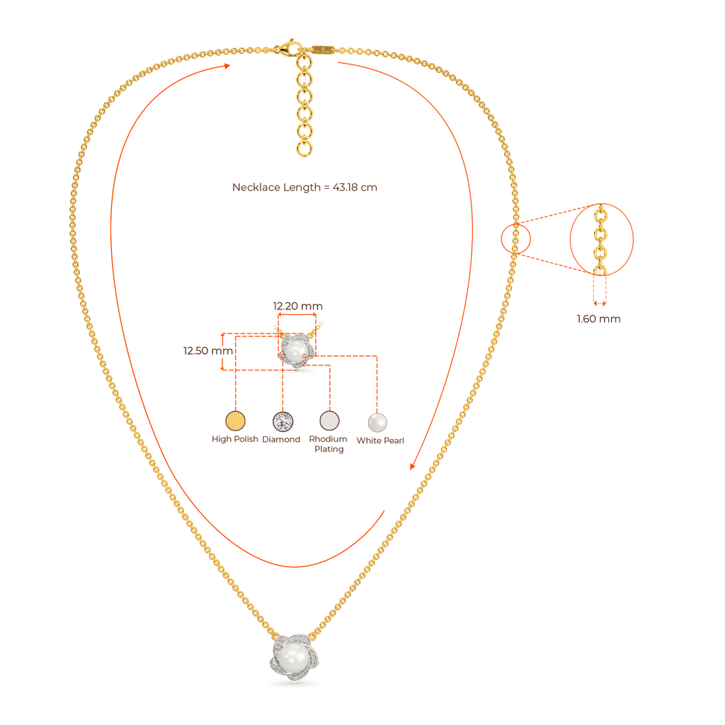 Pearl Jam Diamond Necklaces