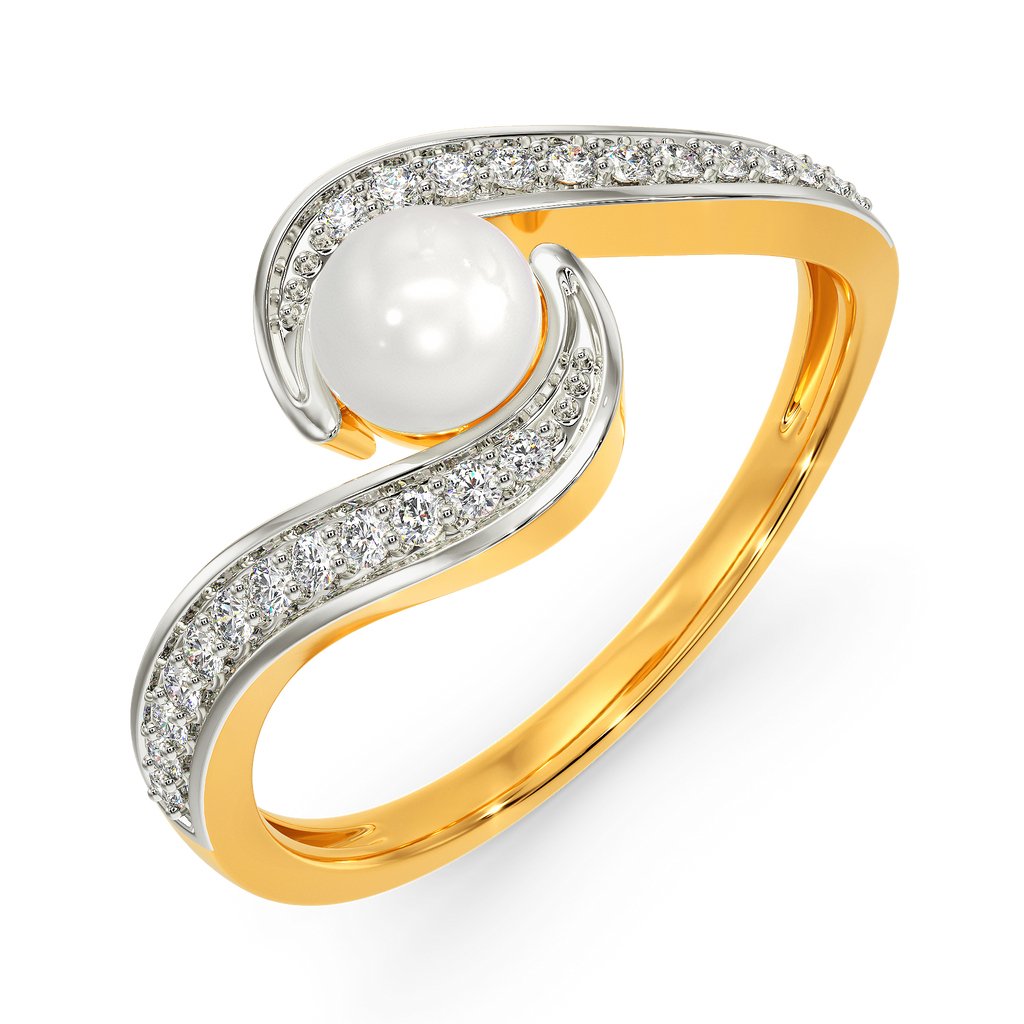 Pearl Rock Diamond Rings