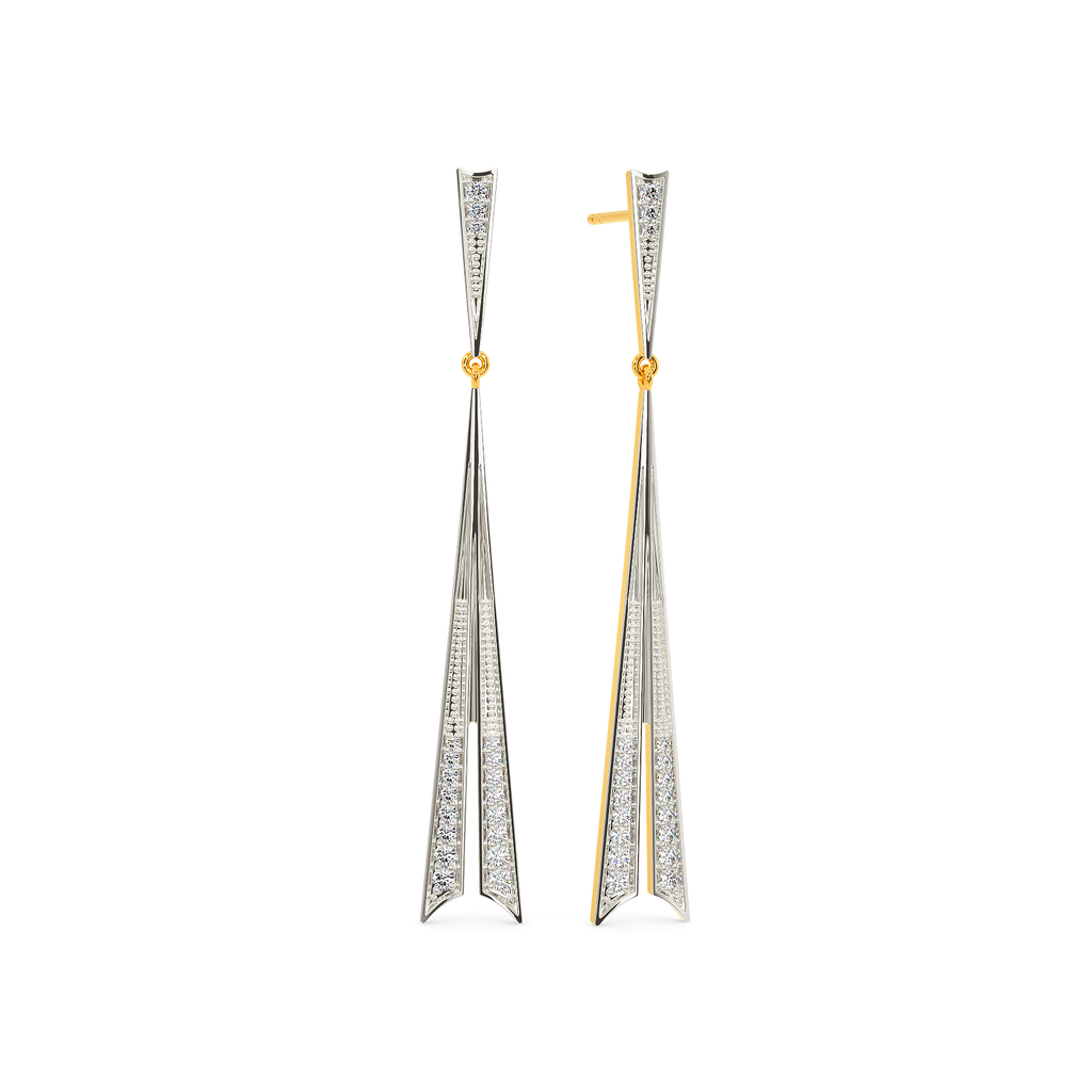 Sweep Me Off Diamond Earrings