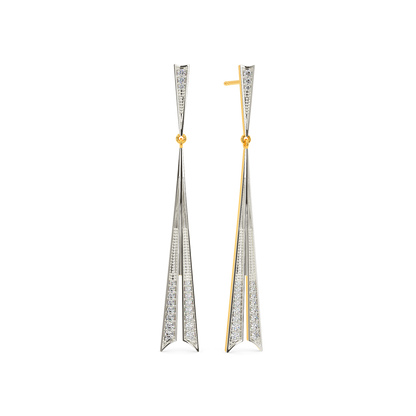 Sweep Me Off Diamond Earrings