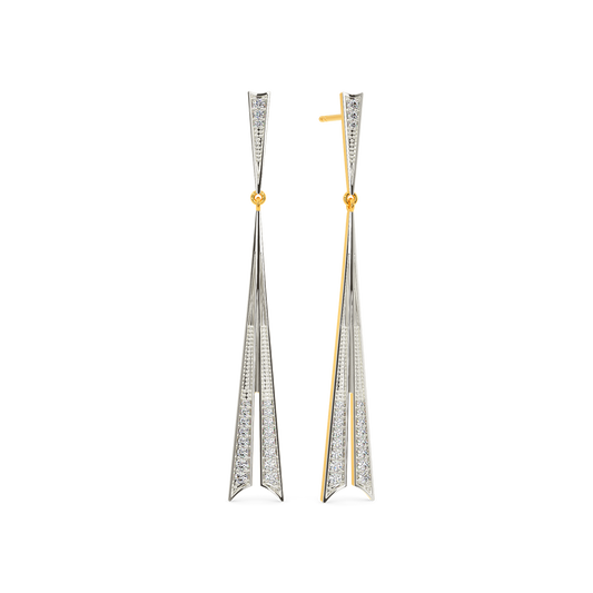 Sweep Me Off Diamond Earrings