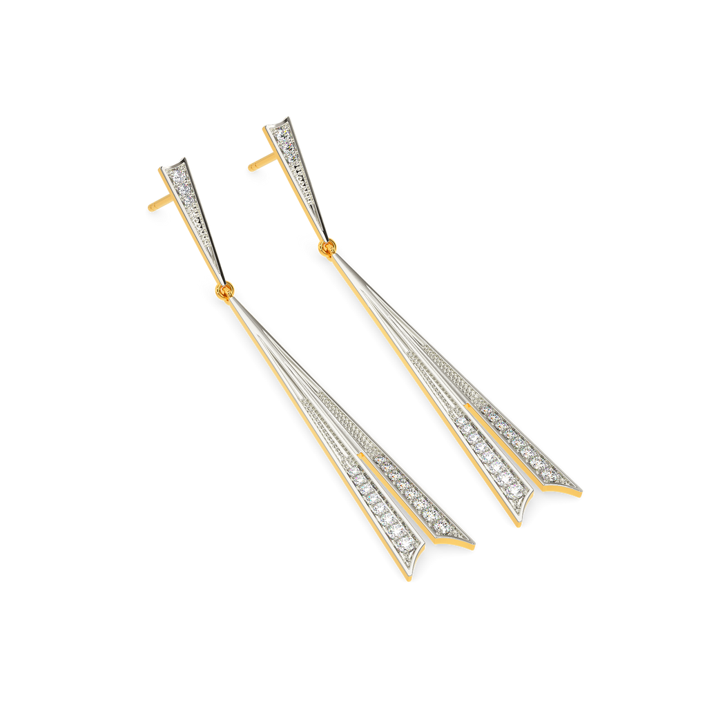 Sweep Me Off Diamond Earrings