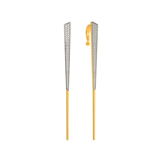 Trail Down Diamond Earrings