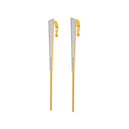 Trail Down Diamond Earrings