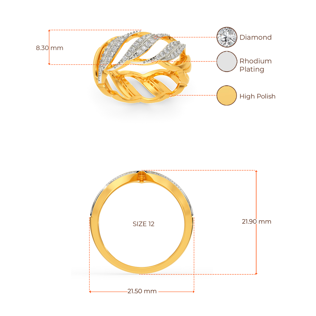 Mixed N Flowed Diamond Rings